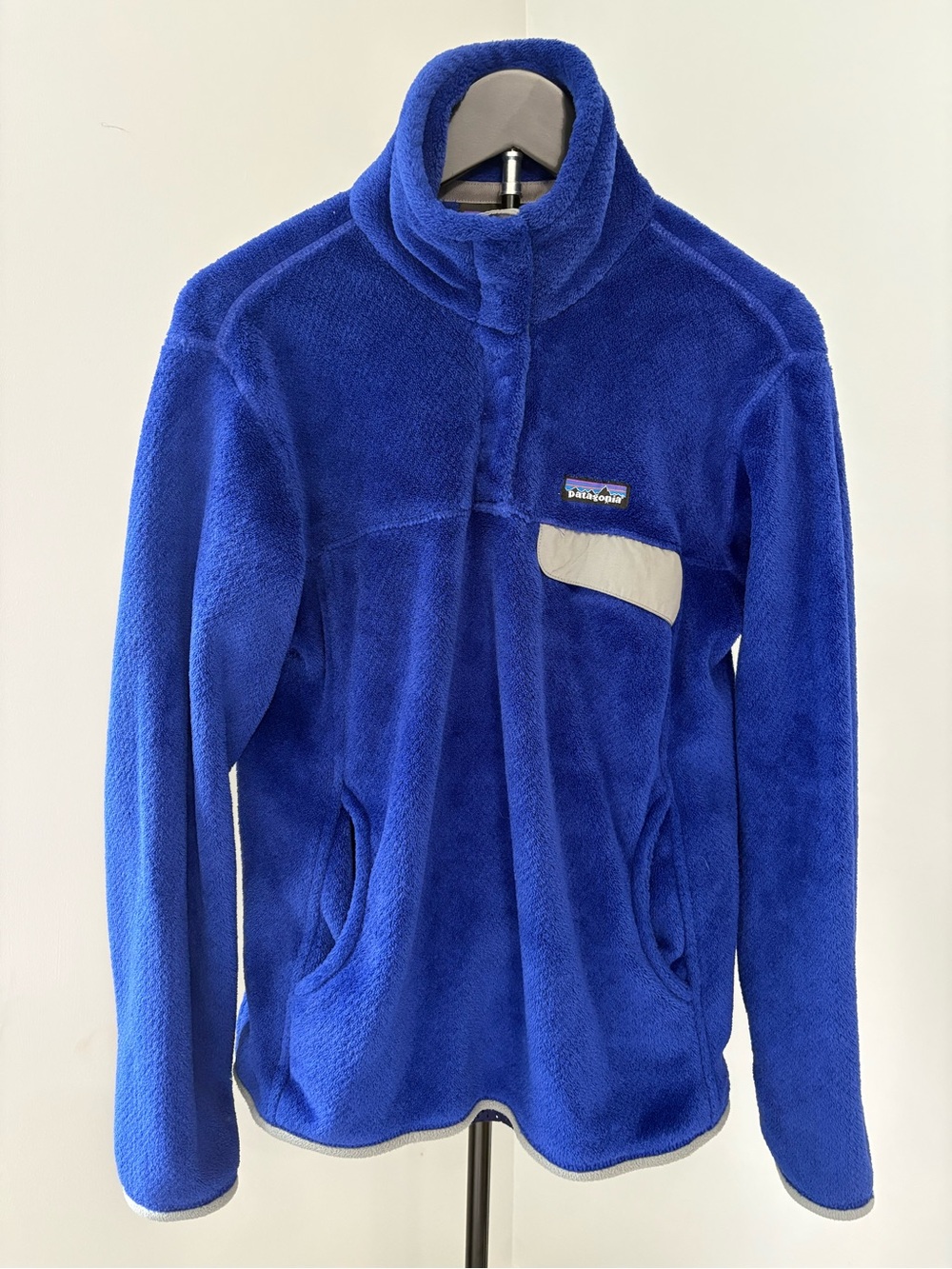 Patagonia Re-Tool Snap-T Fleece Pullover L Blue Elevated Casual Sporty Prep
